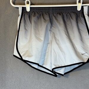 Nike Light Gray Running Shorts with Black Trim. Good Used Condition.